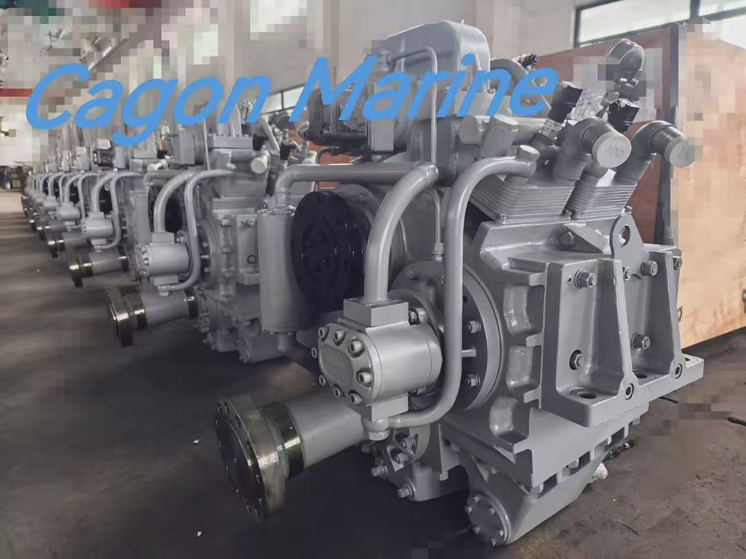 1500馬力高速メインエンジン、V大角トランスミッション、